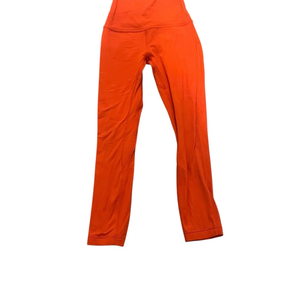 lululemon athletica Bright Orange Full-Length Leggings